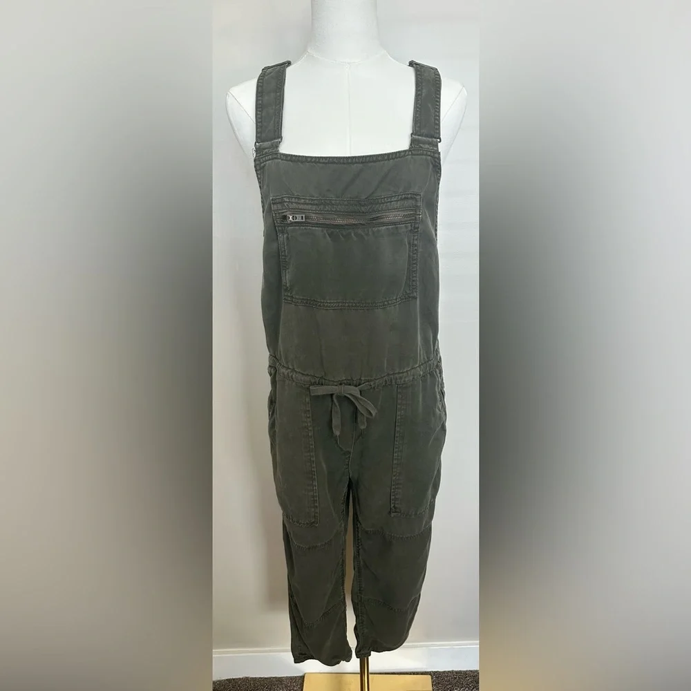 Wilfred Free Aritzia Valletta Overalls Olive Green XS - Picture 3 of 7